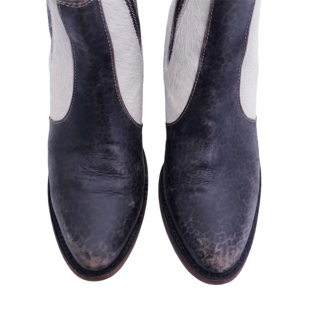 FREEBIRD BY STEVEN LASSO LEOPARD HAIRCALF BOOTIES - Picture 9 of 15